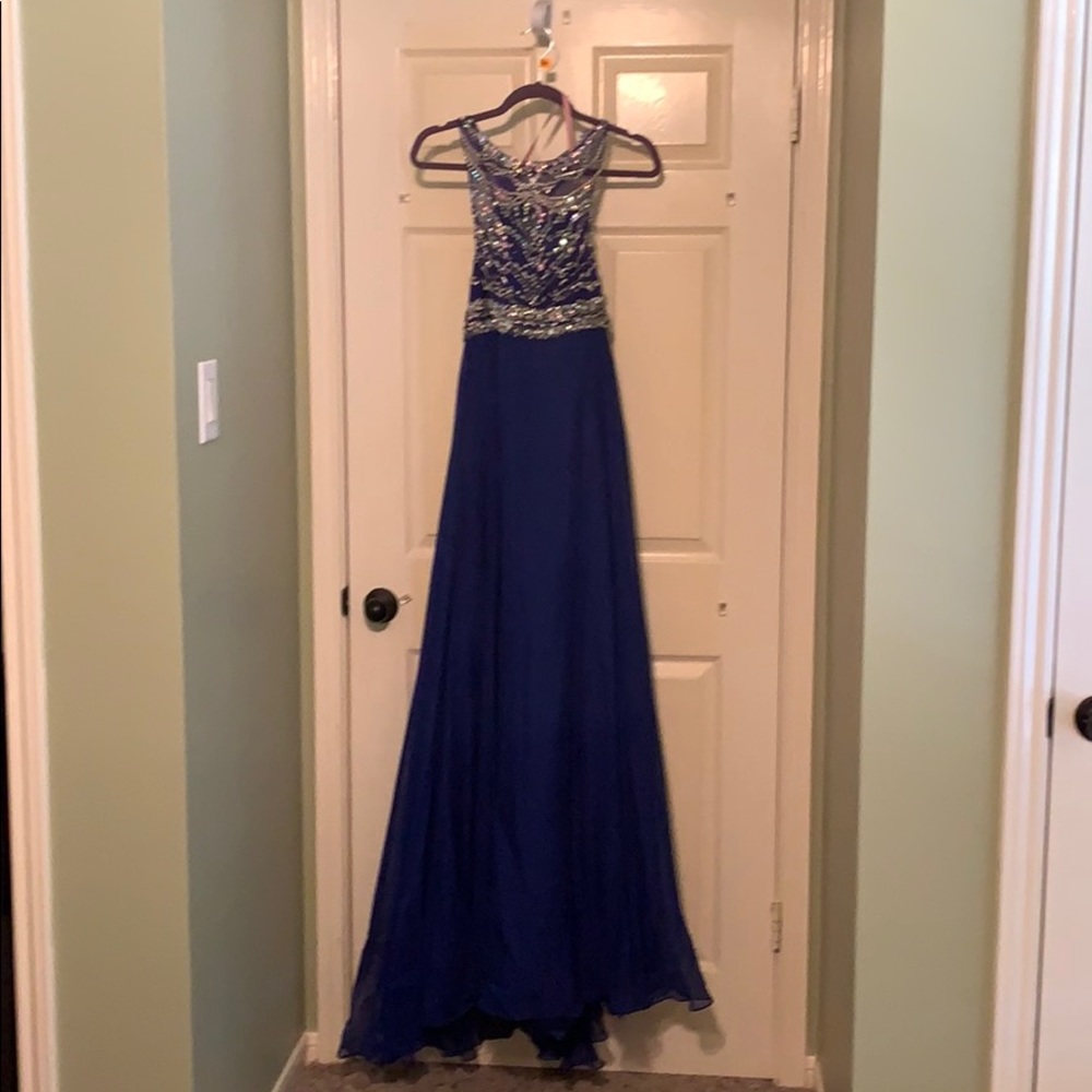 Blush Long Prom Dress